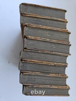 Autobiography A Collection Of Lives 1826. Leather SET of 8 Books