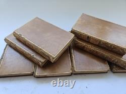 Autobiography A Collection Of Lives 1826. Leather SET of 8 Books