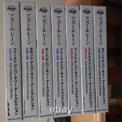 Azur Lane 1st-7th Anniversary Art Book Set Collection of 7 Japan Official Limit