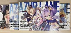 Azur lane 1st 2nd 3rd 4th Anniversary Art Collection Book Set of 4 Books used