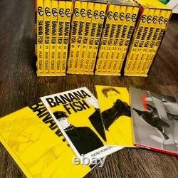 BANANA FISH Akimi Yoshida Reprinted BOX VOL 1-4 Complete Set Comics With Novelty