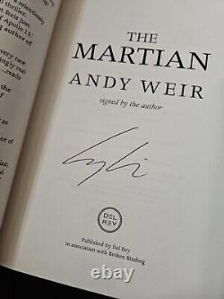 BROKEN BINDING Sci-fi Andy Weir Collection Set SIGNED Martian Artemis Hail Mary