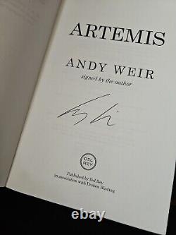 BROKEN BINDING Sci-fi Andy Weir Collection Set SIGNED Martian Artemis Hail Mary
