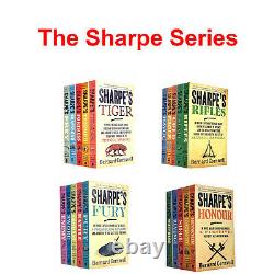 Bernard Cornwell The Sharpe Series 21 Books Collection Set of 1 to 21 Books pack