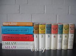 Bernard Shaw Book Set x 12 Vol 1,2,3,4,5,6,7 Bodley Head & Collected Letters HBs