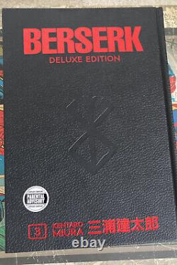 Berserk Deluxe Volumes 1, 2, 3 by Kentaro Miura (Hardcover) Collection Set