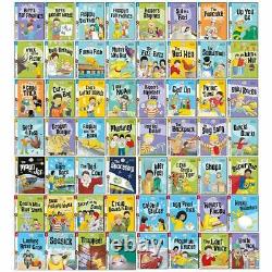 Biff, Chip and Kipper Stage 1-3 Read with Oxford3+ 56 Phonics Books Collection