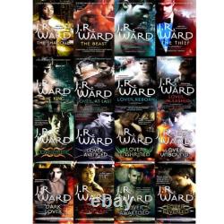 Black Dagger Brotherhood Series J. R. Ward 16 Books Collection Set Books 1 to 16