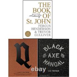 Book of St John, Quality Chop House, Black Axe Mangal 3 Books Collection Set NEW