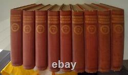 Books -full set of nine Harmsworth's Universal Encyclopedia's 1920