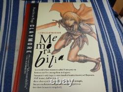 CLAYMORE Norihiro Yagi Illustrations Art Book Memorabilia RARE Manga
