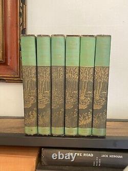 COMPLETE SET OF 6 THE NATURE LIBRARY Books Illustrated 1926 Trees Animals Birds