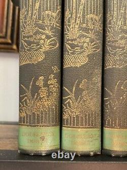 COMPLETE SET OF 6 THE NATURE LIBRARY Books Illustrated 1926 Trees Animals Birds
