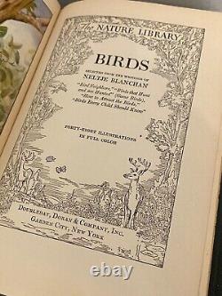 COMPLETE SET OF 6 THE NATURE LIBRARY Books Illustrated 1926 Trees Animals Birds