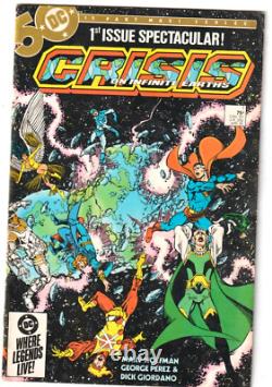 CRISIS ON INFINITE EARTHS #1-12 DC Comics Full Set