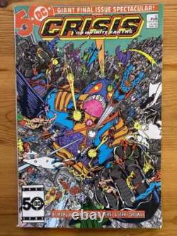 CRISIS ON INFINITE EARTHS #1-12 DC Comics Full Set