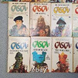 Casca Series 1-22 Paperback Lot The Eternal Mercenary Barry Sadler Vintage Jove