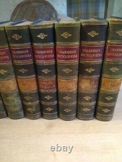 Chambers Encyclopaedia 1874 FULL SET 10 Books