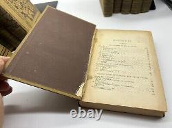 Charles Dickens Works Vintage Book Collection Porter & Coates 1800's Set Of 14