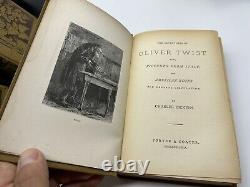 Charles Dickens Works Vintage Book Collection Porter & Coates 1800's Set Of 14
