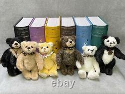 Charlie Bears Set of Six Plush Hug Book Collection