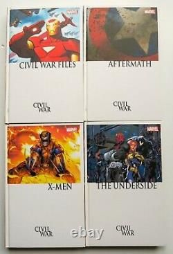 Civil War Set No Box Hardcover Marvel Graphic Novel Comic Book Lot of 10