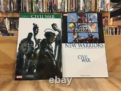 Civil War Set No Box Hardcover Marvel Graphic Novel Comic Book Lot of 10