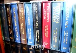 Clive Cussler Collection 10 BOOK COLLECTION SET Signed Numbered Norwood Editions