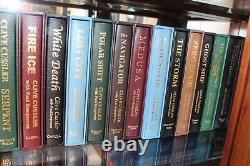 Clive Cussler Collection 10 BOOK COLLECTION SET Signed Numbered Norwood Editions