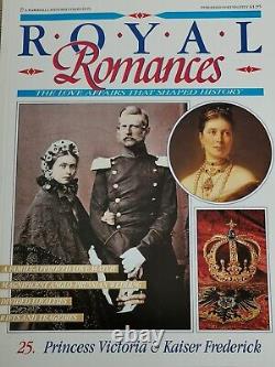 Collectable Book Set Royal Romances Kings & Queens Historical NEVER Seen Images