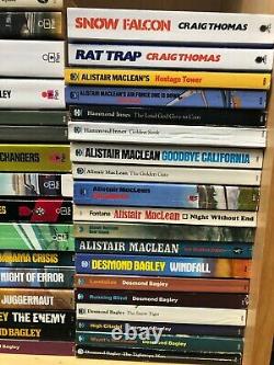 Collection 52 x Vintage Books Alistair Maclean, Desmond Bagley, Sidney Sheldon