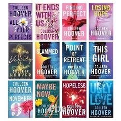 Colleen Hoover Collection 12 Books Set Hopeless, Losing Hope, Finding Cinderella