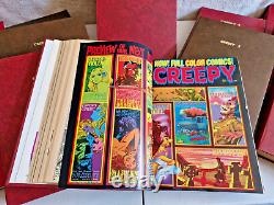 Complete Collection of Warren Publication CREEPY 1 to 145 in 15 bound volumes