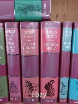 Complete Oxford Illustrated Dickens Collection, VINTAGE HARDBACK, 1989 21 book
