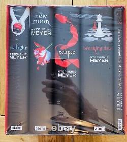 Complete Twilight Saga Hardcover 5 Book Rare Red Trimmed Box Set New Sealed