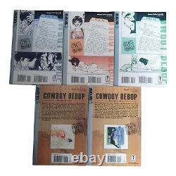 Cowboy Bebop Manga 1-3 and Shooting Star 1-2 Book Set Collection