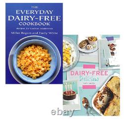 Dairy-Free Delicious Everyday Dairy-Free Cookbook Collection 2 Books Set New