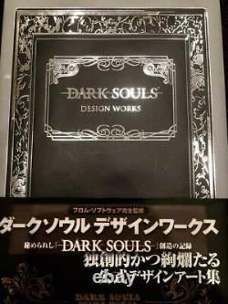 Dark Souls Design Works Complete set Hardcover Illustration Art Book USED