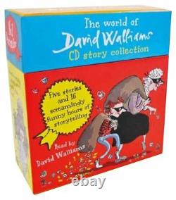 David Walliams 5 Audio Book CD Collection Gift Box Set Ratburger Mr Stink Granny