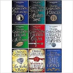 Diana Gabaldon Outlander Series 9 Books Collection Set Outlander, Dragonfly in