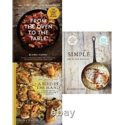 Diana Henry 3 Book Collection Set From the Oven to the Table, SIMPLE, Bird in Hand