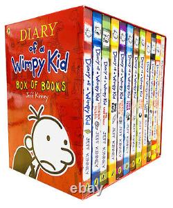 Diary of a Wimpy Kid Collection 12 Books Set Pack Double Down, Old School, Long