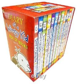 Diary of a Wimpy Kid Collection 12 Books Set Pack Double Down, Old School, Long