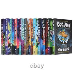 Dog Man by Dav Pilkey Books 1-12 Collection Set Ages 6-12 Hardback