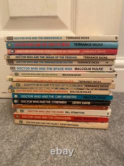 Dr Doctor Who Paperback Target Novels Books Set Of 16 Different Titles