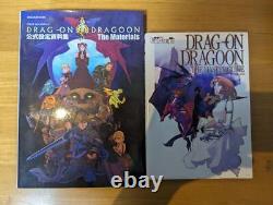 Drag-On Dragoon Official Setting Material Collection Book Set used(very good)
