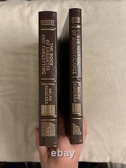 EASTON PRESS Milan Kundera 2 Book Set