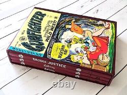 EC Library SADDLE JUSTICE / GUNFIGHTER set with slipcase Rare in great condition