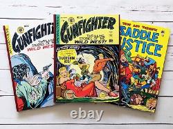 EC Library SADDLE JUSTICE / GUNFIGHTER set with slipcase Rare in great condition