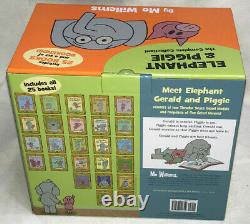 ELEPHANT & PIGGIE Complete Collection MO WILLEMS 25 Book & Bookends Set- NEW